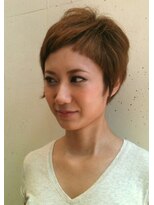 ヘアカラーカフェ 心斎橋店&nbsp;アシメバングショート