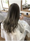 透け感☆グレージュグラデーション
