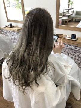 エヌプランツ 和泉中央店(N-plants) 透け感☆グレージュグラデーション