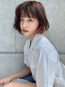 ノット 表参道青山(knot) オシャレインナーカラーボブ♪