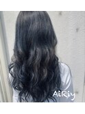 【AMI】白玉効果、ネイビーブルー