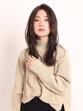 デイジー インデックスヘア 大島店(DAISY index hair) ”DAISY大島店” フリンジウェーブ 前髪 ココアブラウン 艶髪