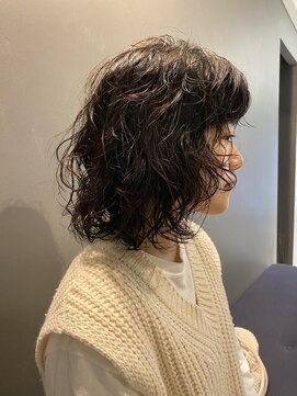 ネロ ヘアサロン 渋谷(NERO HAIR SALON) 【田中結】レイヤーカット　ボブパーマ