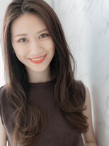 ローマ ギンザ(ROMA Ginza)&nbsp;【ROMA】地毛風カラー/暗髪/黒髪/ヨシンモリ/無造作カールロング