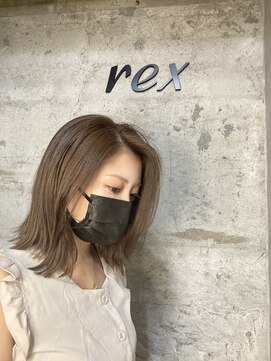 レックス 中野(rex) Aラインボブ/テラコッタ