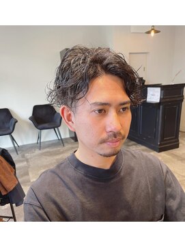 ラナヘアーサロン イワツカ(Lana hair salon IWATSUKA) フェード2ブロック居残りパーマ