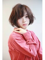 クロワ(croix)&nbsp;【croix】ふわくしゃボブ×ピンクバイオレット