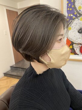 インビテーション(invitation) くびれショート・ひし形ショート・オリーブブラウン