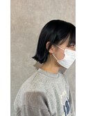 切りっぱなしボブ