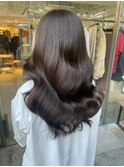 黒髪/グレージュカラー/ココアベージュ/ヘルシーロング[表参道]