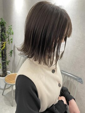 ボンドバイテトテ 三宮元町(BONDbytetote) 外ハネボブ×ショコラブラウン