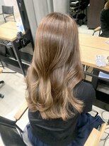アリュウル 表参道 青山(Allure)&nbsp;ナチュラルブラウン　レイヤーカット　透明感カラー　KAKO