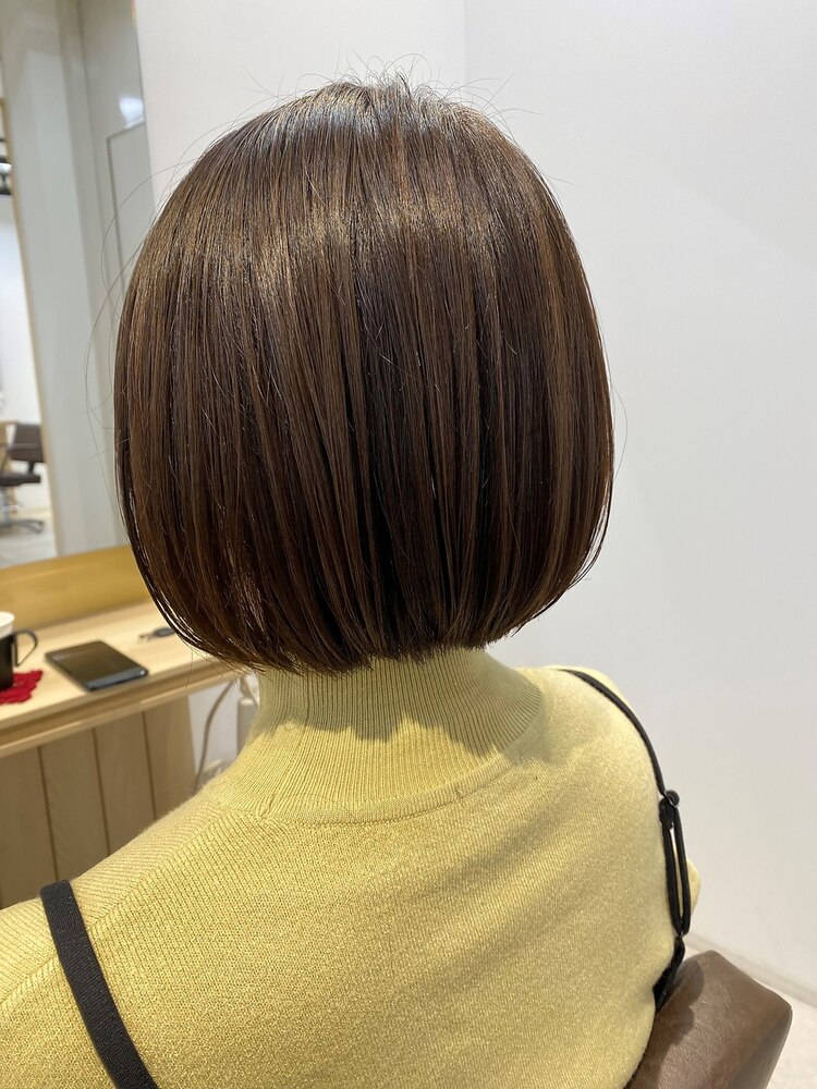 まんまるボブ：L177751882｜ニーチ(nieicHi)のヘアスタイル 