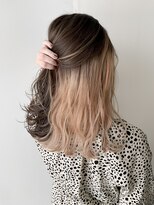 ライフ 忍ケ丘店(Lyfe)&nbsp;インナーカラーベージュホワイト_くびれヘアビタミンカラー_127