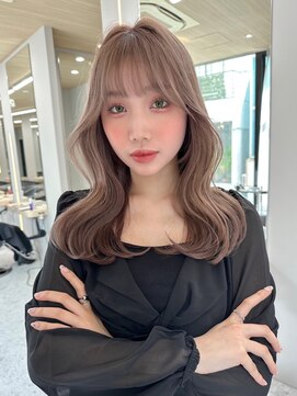 ボタン シブヤ(VOTAN SHIBUYA) 韓国ヘア/前髪あり/くびれヘア/ヨシンモリ/顔まわりカット