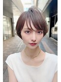 10代20代30代40代50代　前髪　ひし形ショートボブ　藤沢