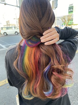 プルメリアドット(Plumeria.) rainbow