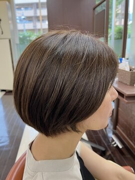 ウィーブ 成田店(Weve) 丸みショートボブ×ツヤカラー