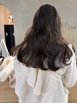 ローレン(LOREN) 透明感髪質改善ベージュダブルカラーミルクティーグレージュ