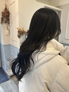 フレーム へアアンドトリートメント 天王寺北口店(FRAME) ブルーブラックカラー