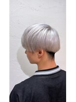 アジールヘア 所沢プロペ通り店(agir hair)&nbsp;韓国マッシュブリーチメンズホワイトカラーハイトーン所沢