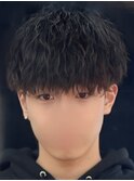 奈良men's縦落ちツイストスパイラルパーマ