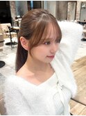 ＊20代30代40代◎結んだ時も可愛い小顔前髪顔まわりレイヤー新宿