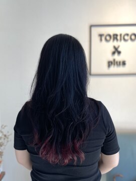 トリコ プラス 本八幡店(TORICO plus) ロング×毛先カラー