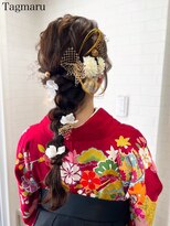 タグマル&nbsp;卒業式袴着付けヘアセット☆
