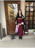 卒業式ヘア