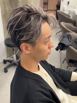 キング(K!ng) 縮毛矯正髪質改善ハイライトレイヤーカット枚方美容室エクステ