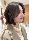 20代/タッセルボブ/レイヤーボブ/透明感カラー