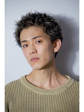 ヒロギンザバーバーショップ 新宿店(HIRO GINZA BARBER SHOP) ハイトーンスパイキーショート