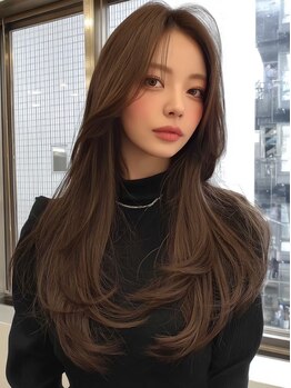 モルニ(MORNI)の写真/【大阪梅田/3分】顔周りのニュアンスカットでかわいく一気に垢抜け♪長さを変えずにイメチェンできる★