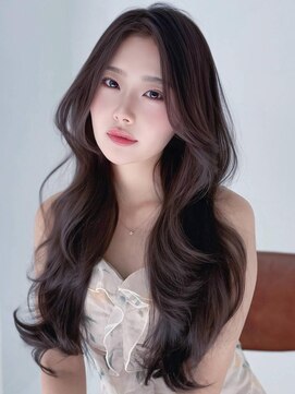 ナイロン 会津若松店(NYLON.) 《NYLON.》グロスブラウン×レイヤーカット