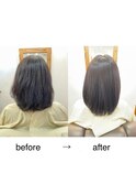 髪質改善カット・髪質改善・縮毛矯正・白髪染め・白髪ぼかし
