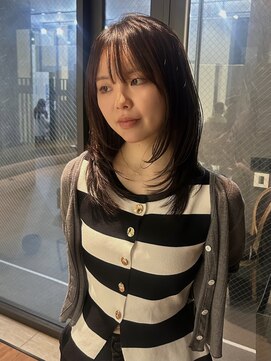 プリュム(plumu.) レイヤーカット/韓国ヘア/ロングレイヤー/伸ばしかけスタイル