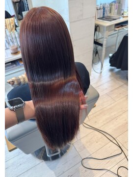 アロハララ(ALOHA LaLa) つるつるロング×ピンクヘア