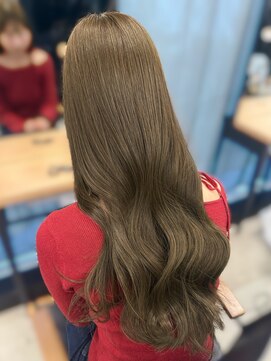 アリュウル 表参道(ALLURE) ブリーチなし！オリーブベージュカラー/赤み除去カラー◯伊藤