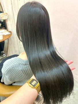 ロンドリゼル 札幌(Lond RiseL) オリーブグレー/ボブ/顔周り/小顔/レイヤー/髪質改善/縮毛矯正