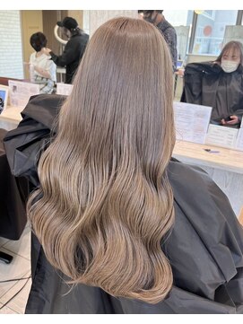 プログレス 仙台駅東口店(PROGRESS) ミルクティベージュ/ブリーチ/ダブルカラー