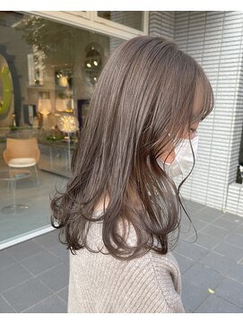 アクアオモテサンドウ(ACQUA omotesando) ミルクティーベージュ/透明感カラー/ブリーチなし