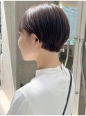20代30代前髪なしショートハンサムショート丸みショートレイヤー