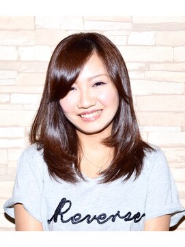 バーニー ヘア ラウンジ(Burny hair lounge) ☆ゆるふわハニーセミロング☆