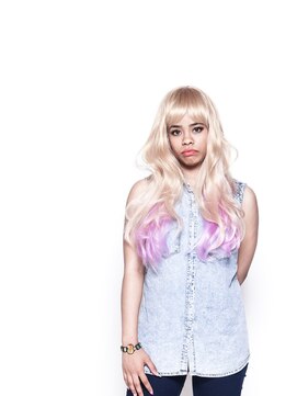 ルーミールーム(RoomieRoom) ハイトーンカラー裾カラー大人可愛いゆるふわスタイル