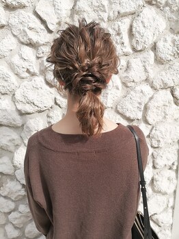 《通うたび、女子力UPのカジュアルアレンジ★》ufufuにしか出来ないアレンジで毎日の自分が好きになる…♪