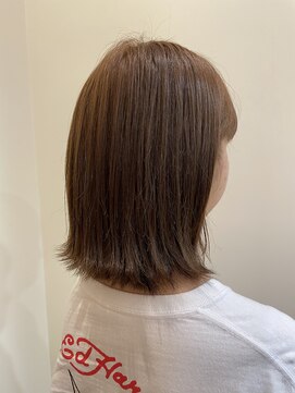 ジップ 浜田店(zip) 外ハネミディアム×20代カジュアルガーリー