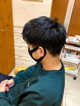 ヘアーアンドメイク エクリ 不動前店(Hair&Make equri) 爽やかツーブロックスタイル