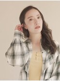 ロングヘア/グレージュカラー/ボブウルフ/ココアベージュ/銀座