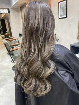 サニー 渋谷(SUNNY) グレーベージュニュアンスカラーアッシュミルクティー